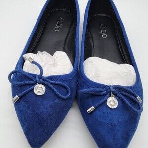 Aldo Rosario-6 Royal Blue Flat Size 8.5